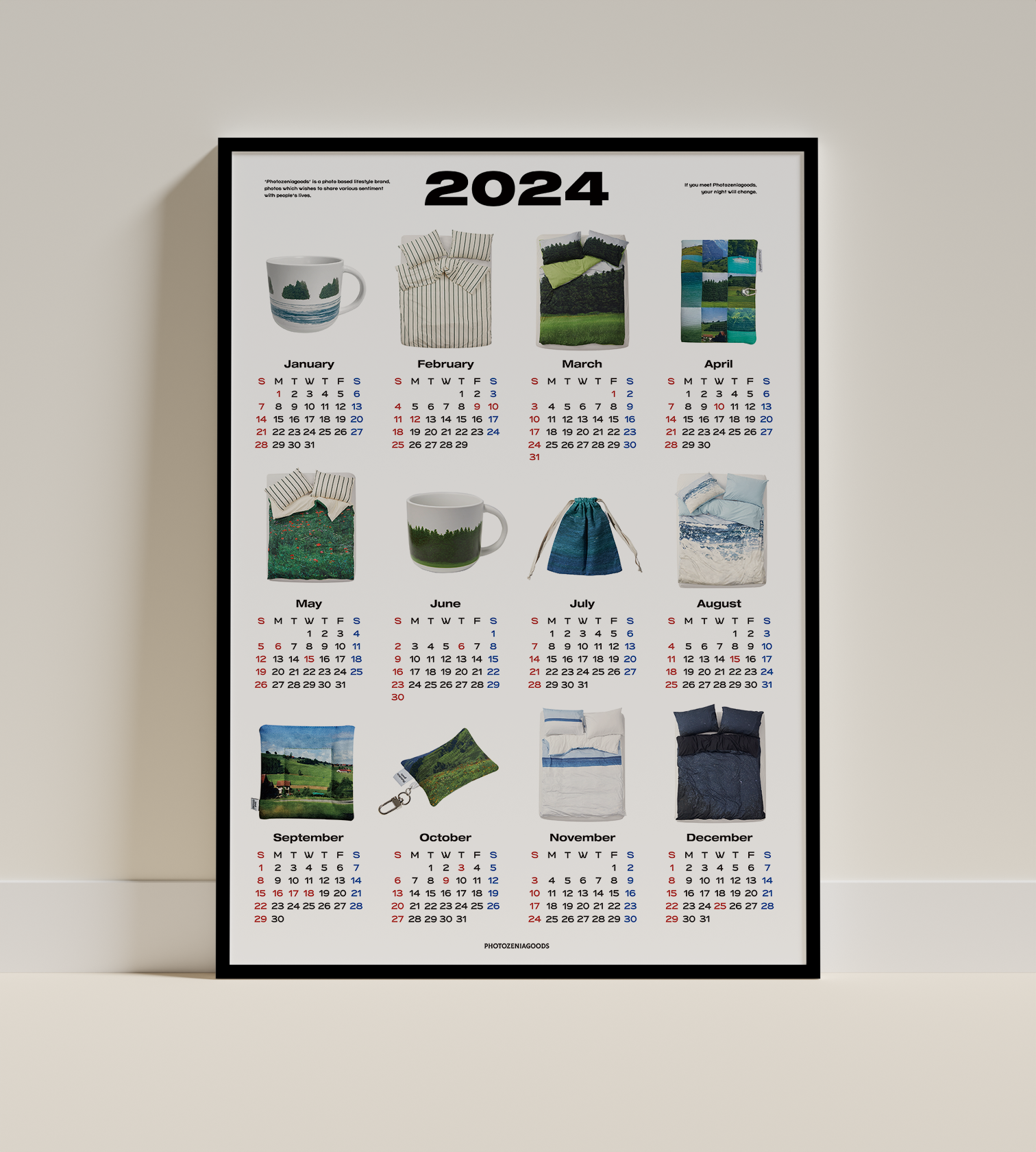 2024 Calendar poster (A2)