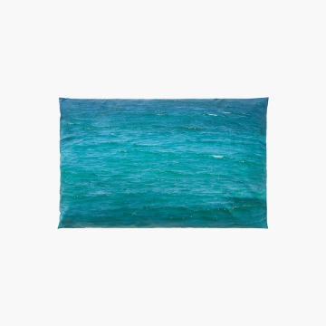 Jeju ocean Pillow cover