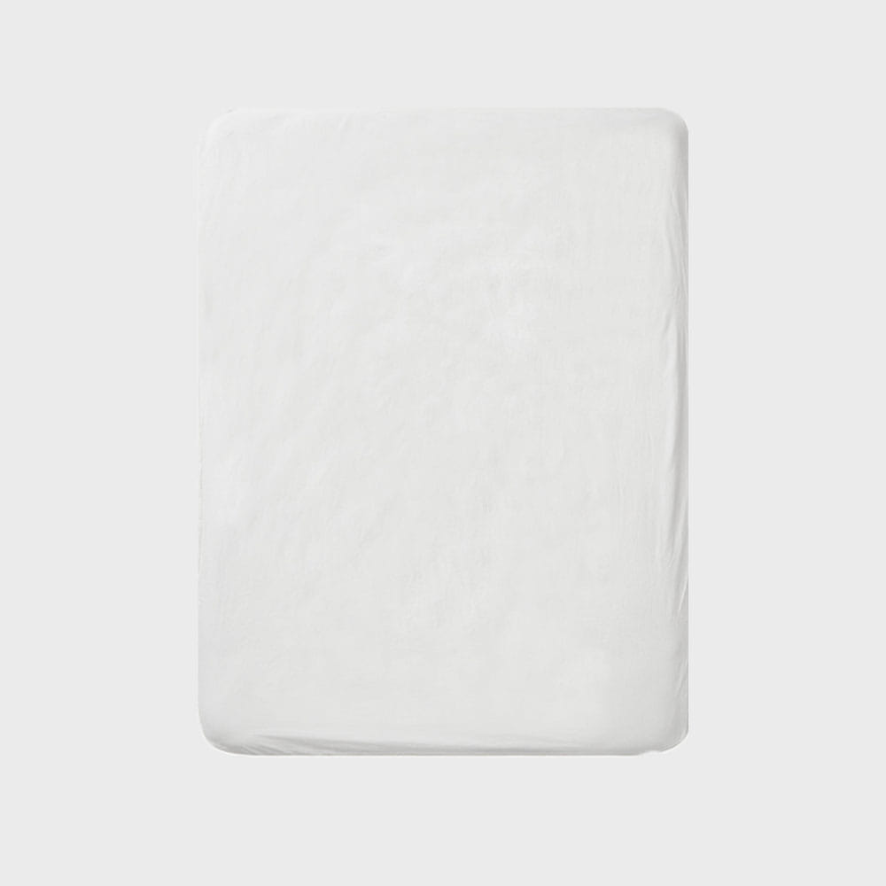 mattress cover white (SS/Q/K)
